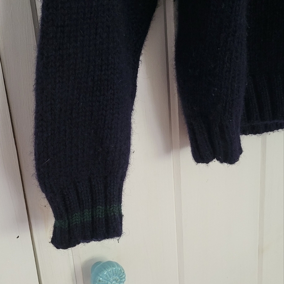 LL Bean Wool Blend Turtleneck Knit Sweater Size L - Picture 4 of 8